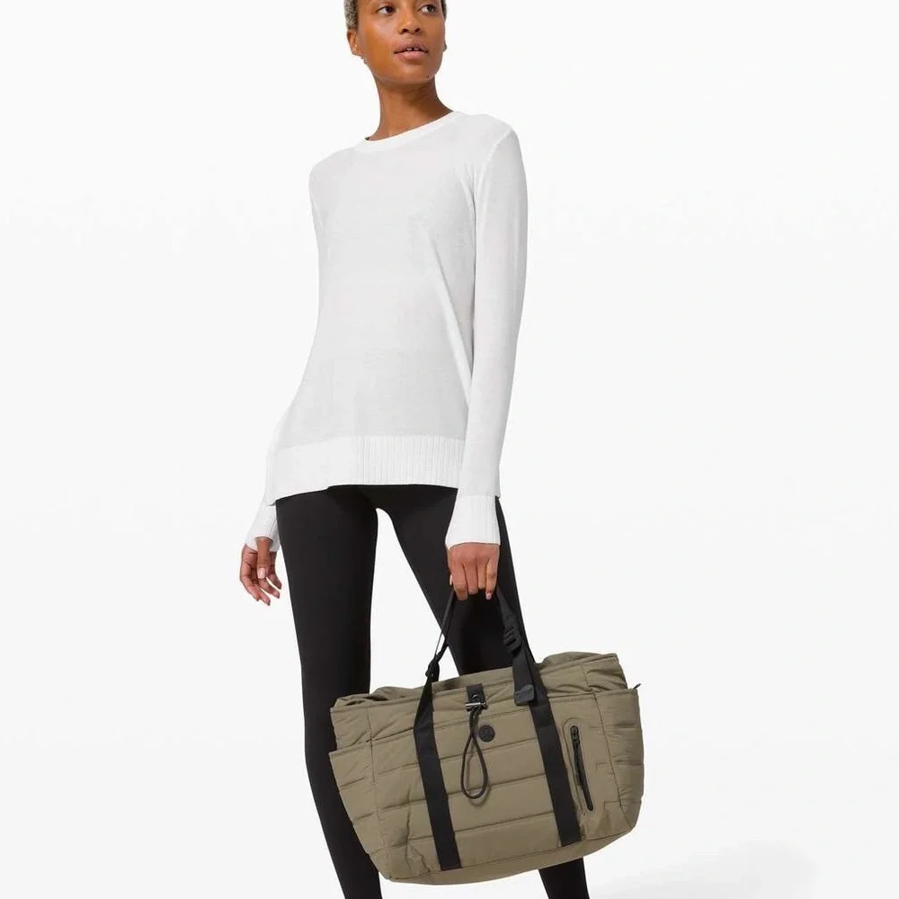 Lululemon Sincerely Yours Sweater White Women’s Size 12